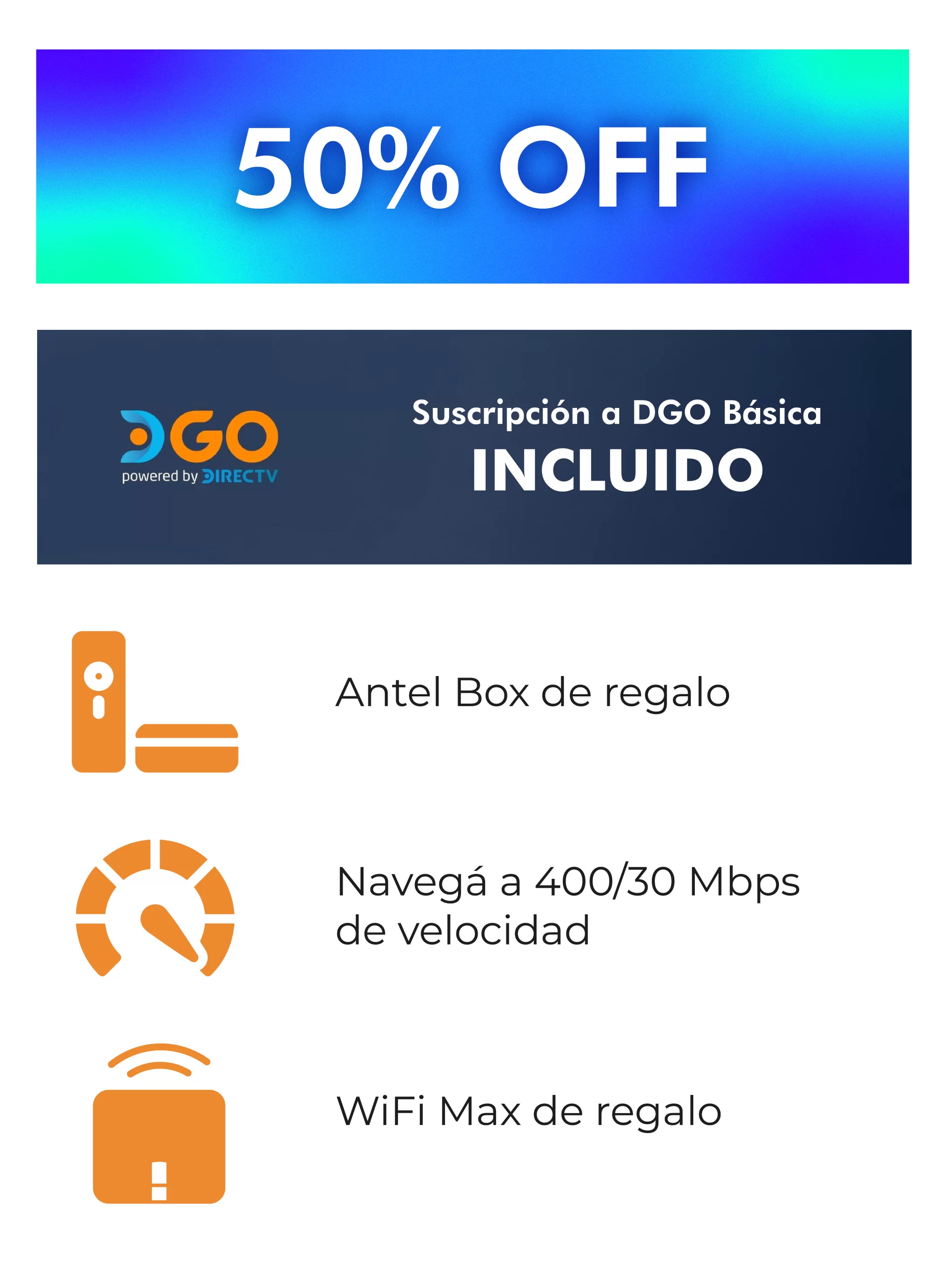 Fibra DGO 1 Internet V3 Fibra DGO 1 Beneficios