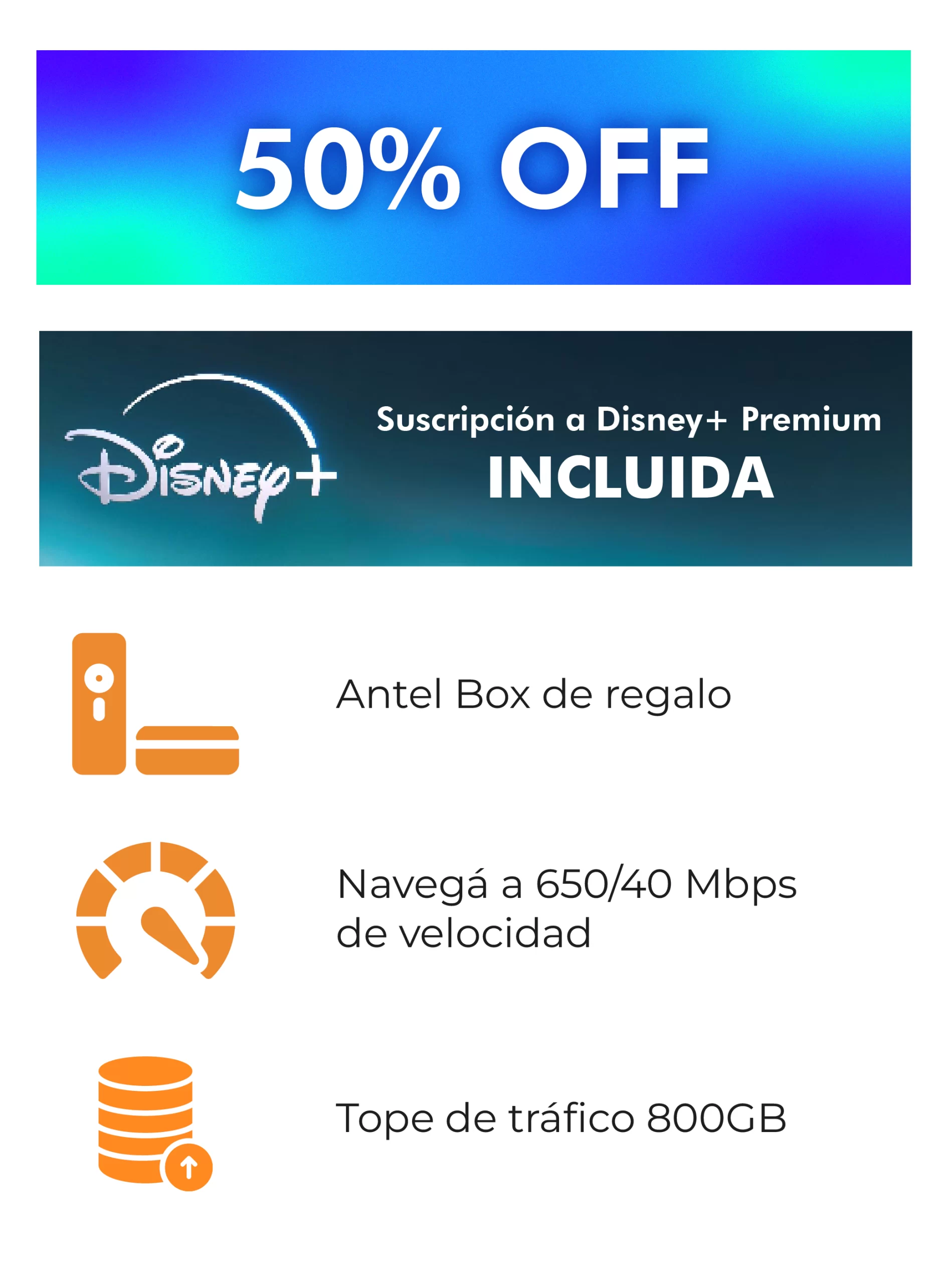 Fibra Entretenimiento Premium Beneficios